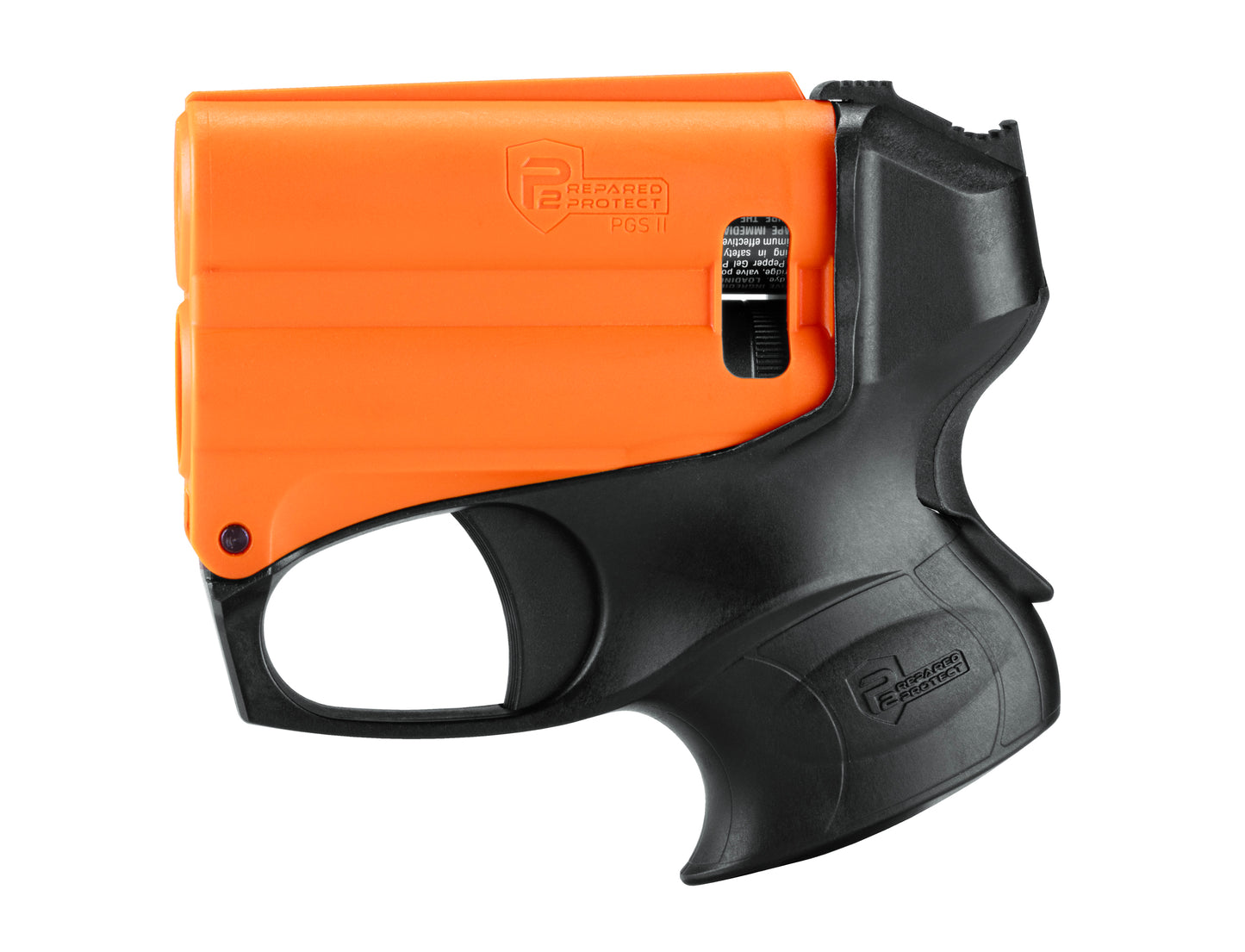 Umarex P2P PGS II Pepper Gel & Flashlight Compact Self Defense Pistol - Orange/Black