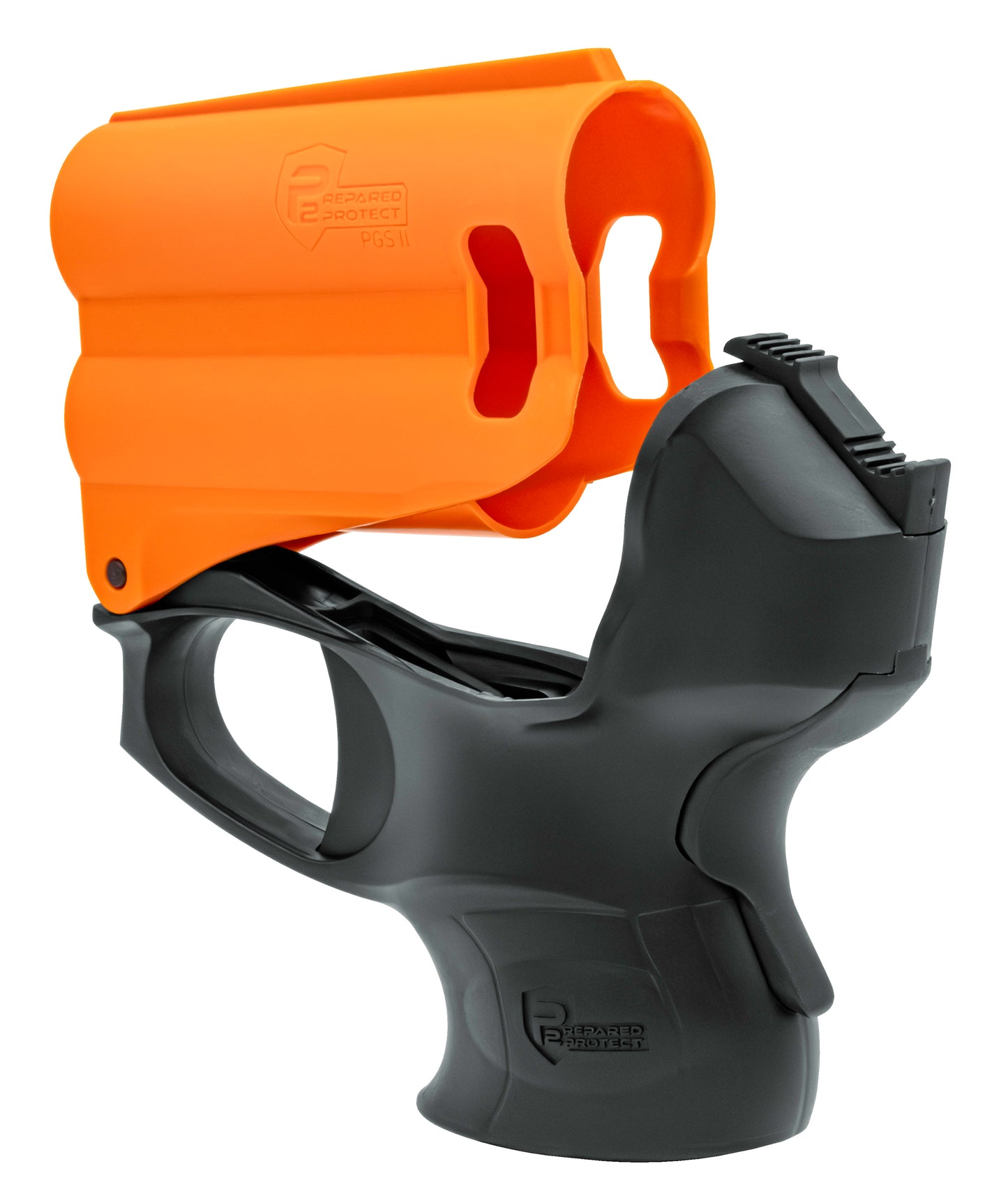 Umarex P2P PGS II Pepper Gel & Flashlight Compact Self Defense Pistol - Orange/Black