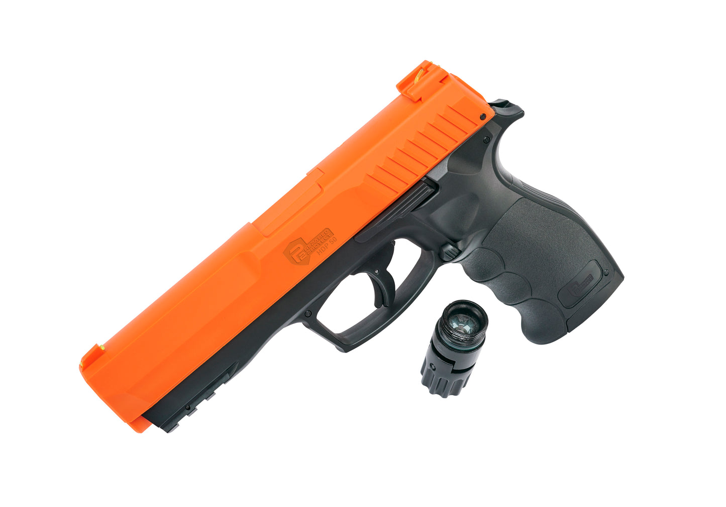 Umarex P2P HDP 50 .50 Cal Pepper Round Pistol Package - With Pepper Rounds, Case, 12 grams