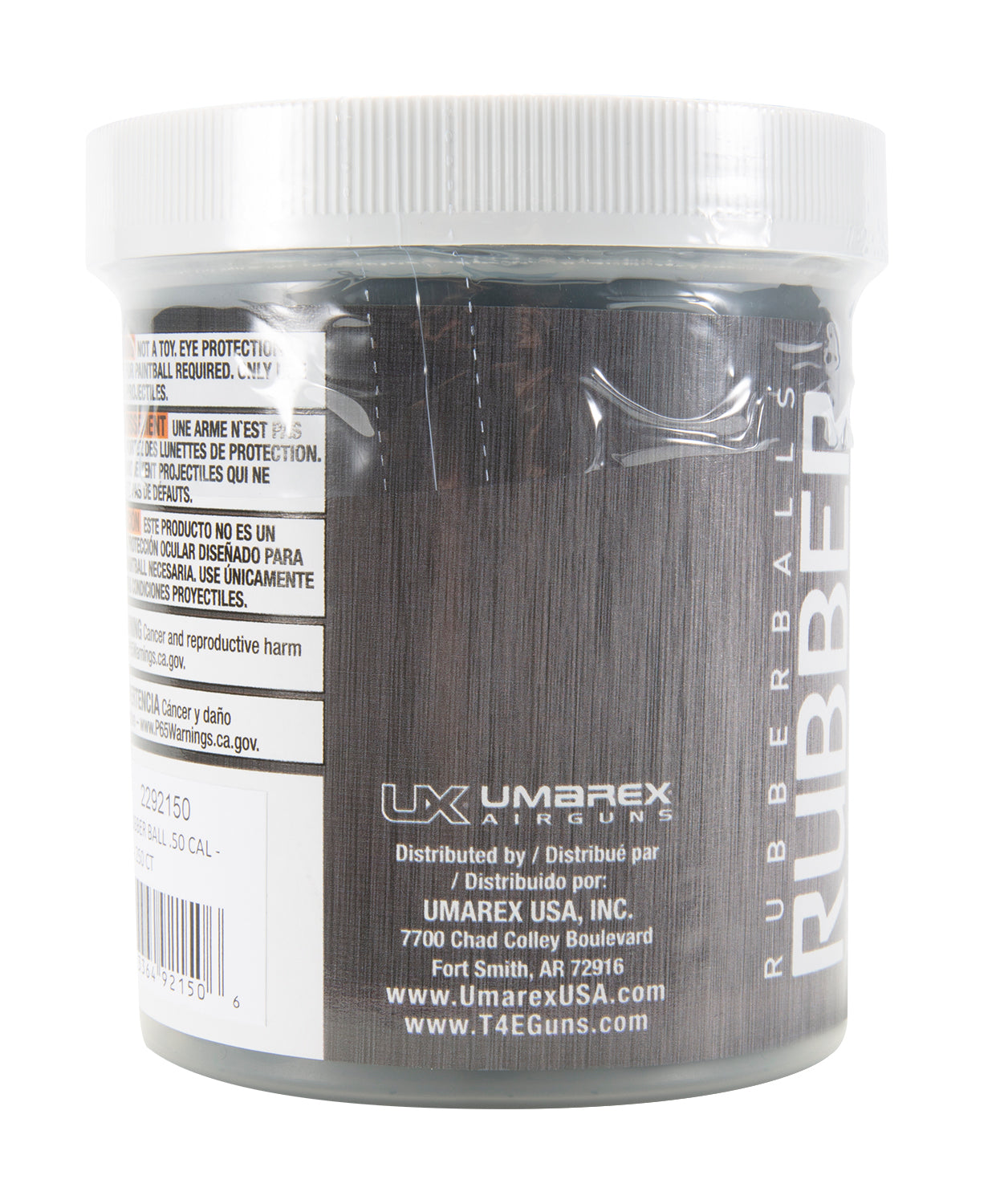 Umarex P2P Rubber Balls .50 Cal - 250 Count Jar