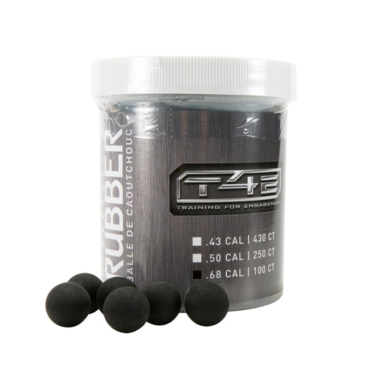 Umarex T4E Rubber Balls .68 Cal - 100 Count Jar