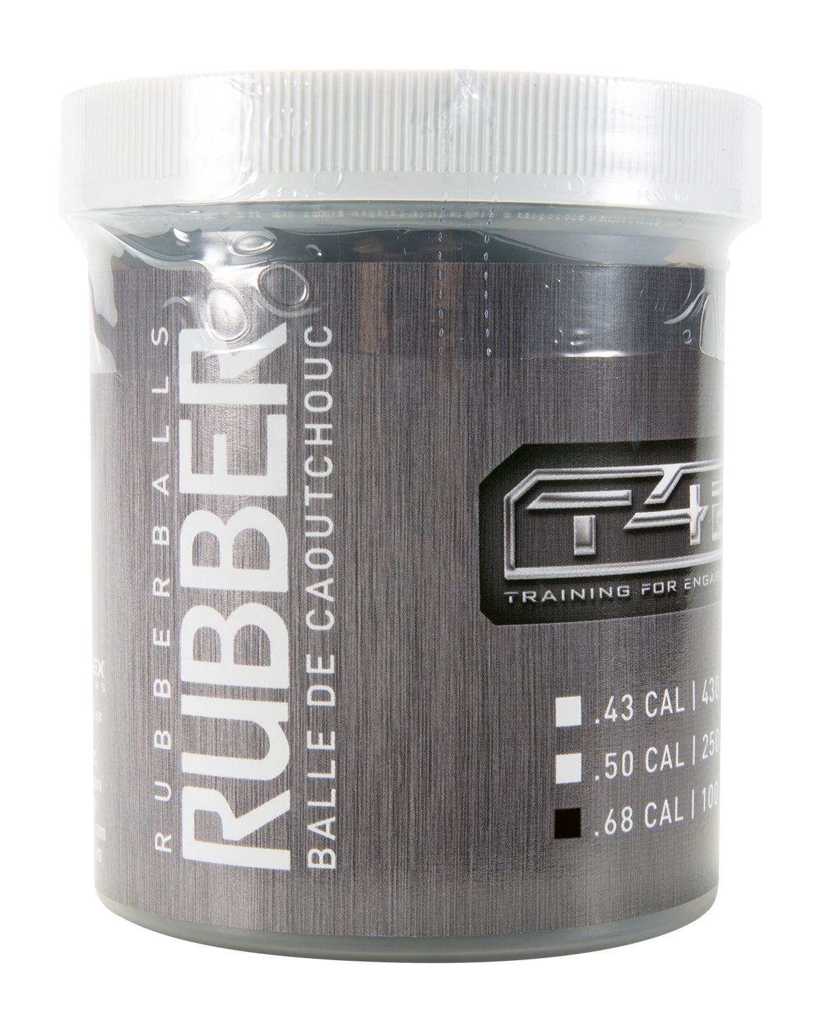 Umarex T4E Rubber Balls .68 Cal - 100 Count Jar