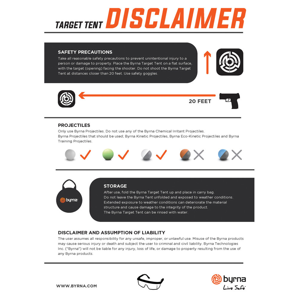 Byrna Small Foldable Target Trap