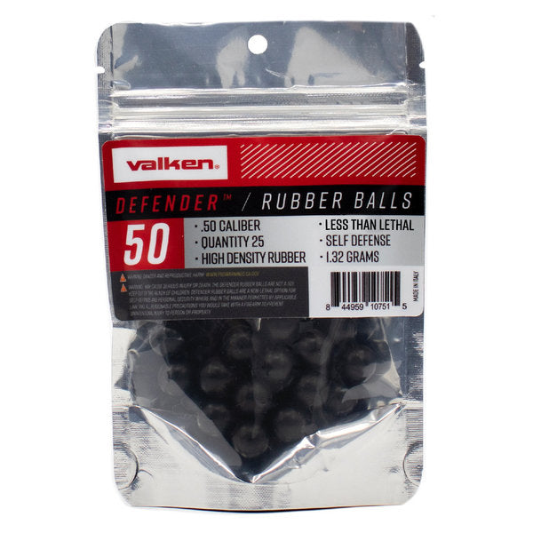 Valken Defender Hard Rubber Balls - 25ct